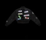 Caution bomber jacket