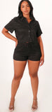 On My Way 2pc black