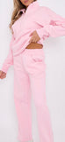 Falling 4 U Sweatsuit -Pink