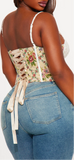 Ella Jacquard Corset Top