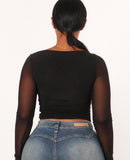 Classy Girl Top Black