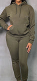 Winter Bae Jogger Set -olive