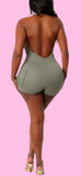 Saint Summa Romper -dark olive